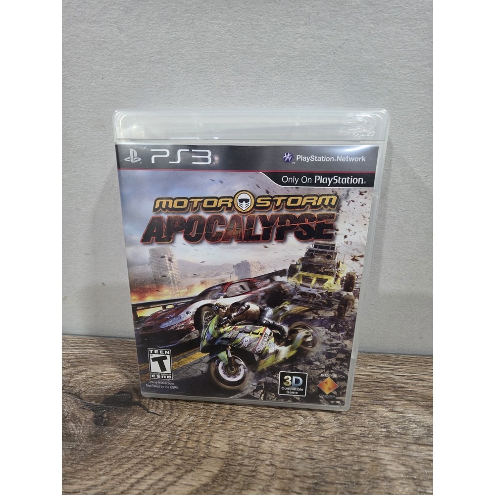Sony MotorStorm: Apocalypse PlayStation 3 PS3 Game With Manual